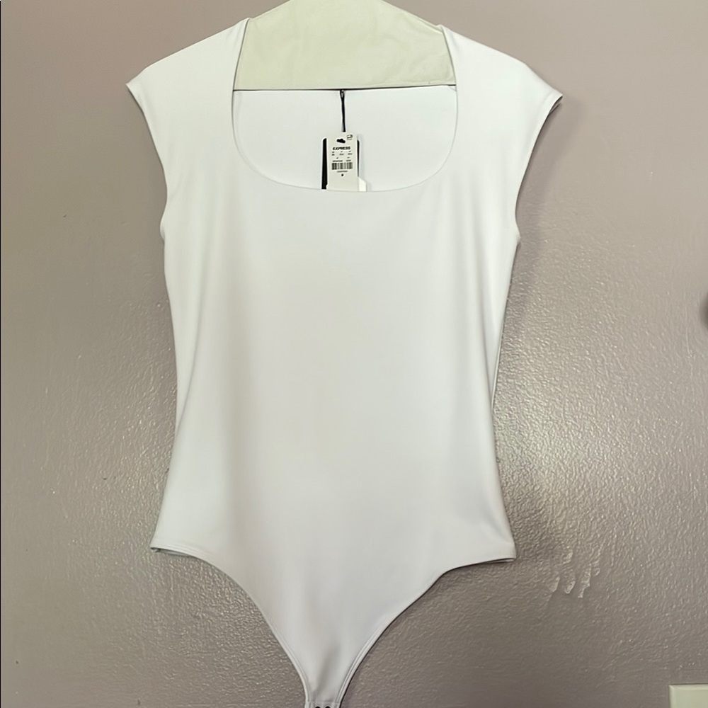 White Cap Sleeve Bodysuit